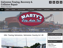 Tablet Screenshot of martyscityauto.com